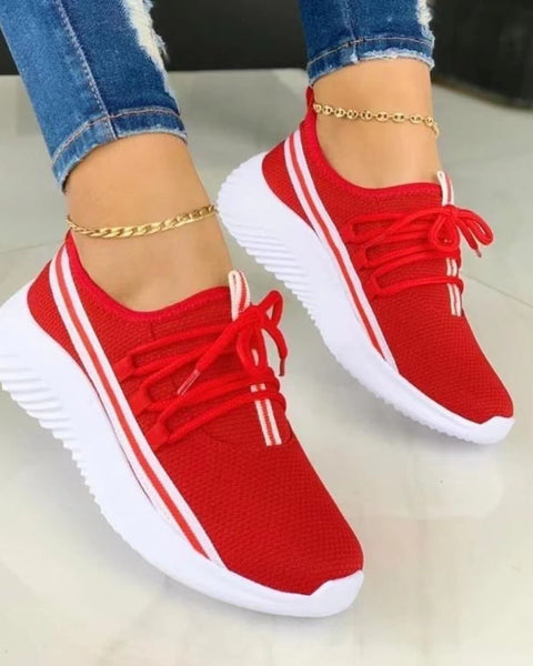 Stripe Sneakers For Women Sports Shoes - Opulent EmpireStripe Sneakers For Women Sports ShoesOpulent Empire4