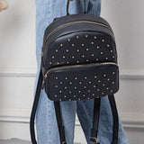 Studded PU Leather Backpack - Opulent EmpireStudded PU Leather BackpackOpulent Empire