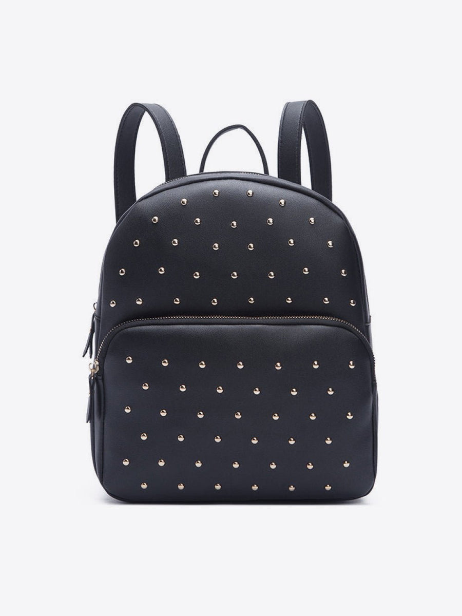 Studded PU Leather Backpack - Opulent EmpireStudded PU Leather BackpackOpulent Empire