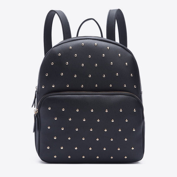 Studded PU Leather Backpack - Opulent EmpireStudded PU Leather BackpackOpulent Empire