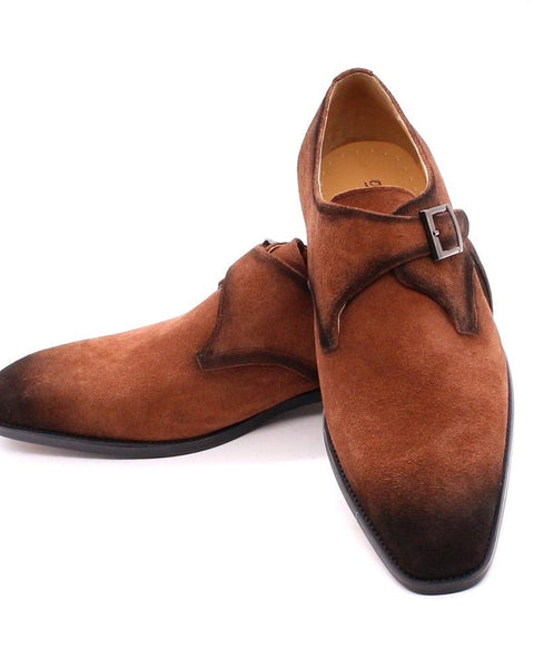 Suede Handmade Men's Shoes Leather Brown Business Casual Classic Retro - Opulent EmpireSuede Handmade Men's Shoes Leather Brown Business Casual Classic RetroOpulent Empire0