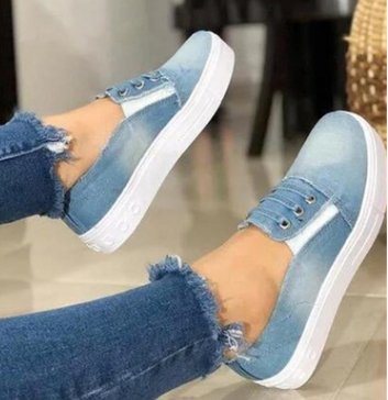 Super beautiful and trendy shoes Denim Canvas shoes Women Size43 - Opulent EmpireSuper beautiful and trendy shoes Denim Canvas shoes Women Size43Opulent Empire0