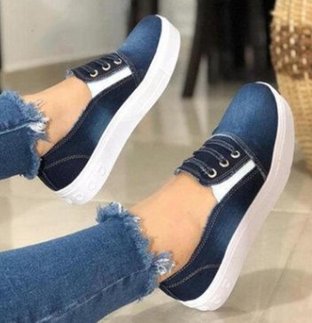 Super beautiful and trendy shoes Denim Canvas shoes Women Size43 - Opulent EmpireSuper beautiful and trendy shoes Denim Canvas shoes Women Size43Opulent Empire0