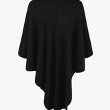 Surplice Neck Pom-Pom Trim Poncho - Opulent EmpireSurplice Neck Pom-Pom Trim PonchoOpulent EmpireClothing