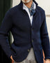 Sweater Winter Sweater Stand Collar Cardigan Foreign Trade Men's Knitted Jacket