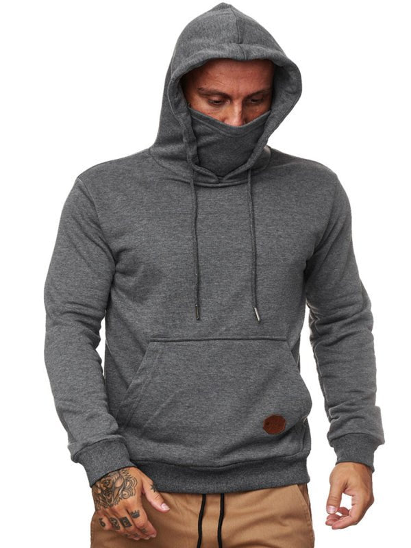 Sweatshirt Hooded Long Sleeve T-Shirt Men's Sweatshirt Mask - Opulent EmpireSweatshirt Hooded Long Sleeve T-Shirt Men's Sweatshirt MaskOpulent Empire