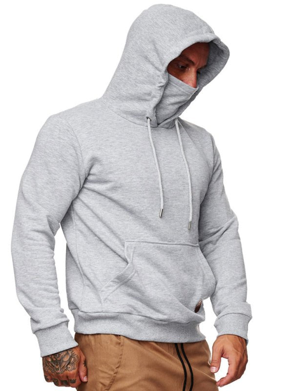 Sweatshirt Hooded Long Sleeve T-Shirt Men's Sweatshirt Mask - Opulent EmpireSweatshirt Hooded Long Sleeve T-Shirt Men's Sweatshirt MaskOpulent Empire