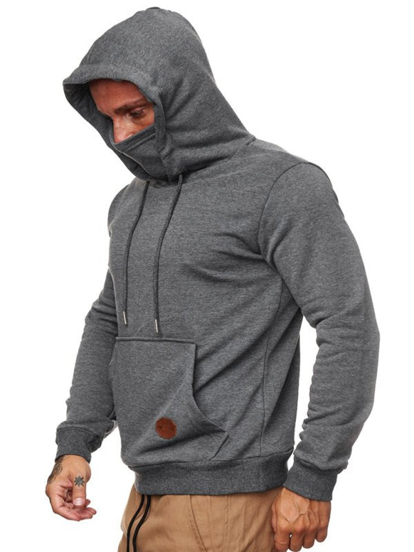 Sweatshirt Hooded Long Sleeve T-Shirt Men's Sweatshirt Mask - Opulent EmpireSweatshirt Hooded Long Sleeve T-Shirt Men's Sweatshirt MaskOpulent Empire