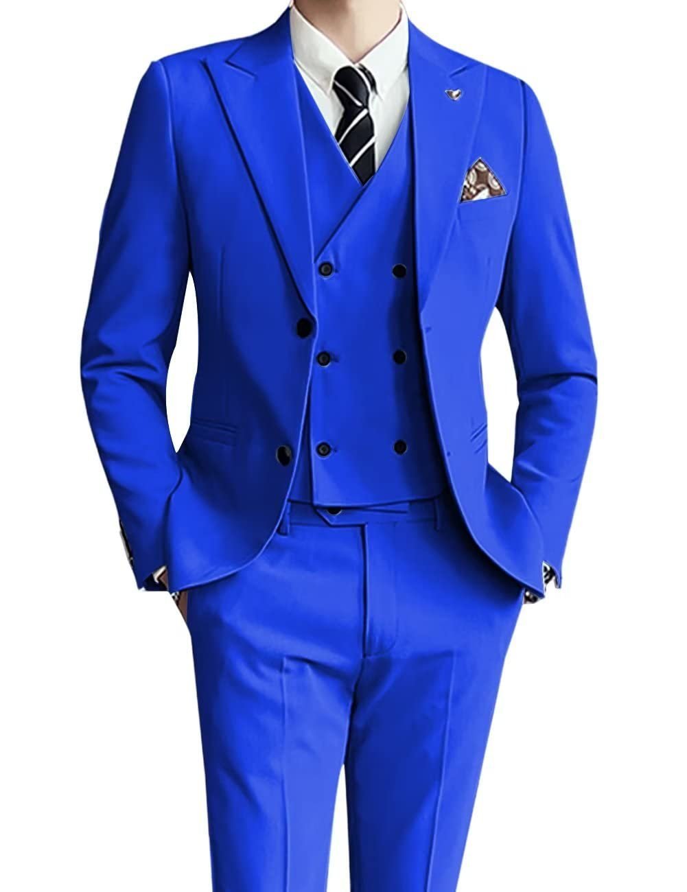 Three-piece Men's Suit Slim Fit Suit - Opulent EmpireThree-piece Men's Suit Slim Fit SuitOpulent EmpireClothing