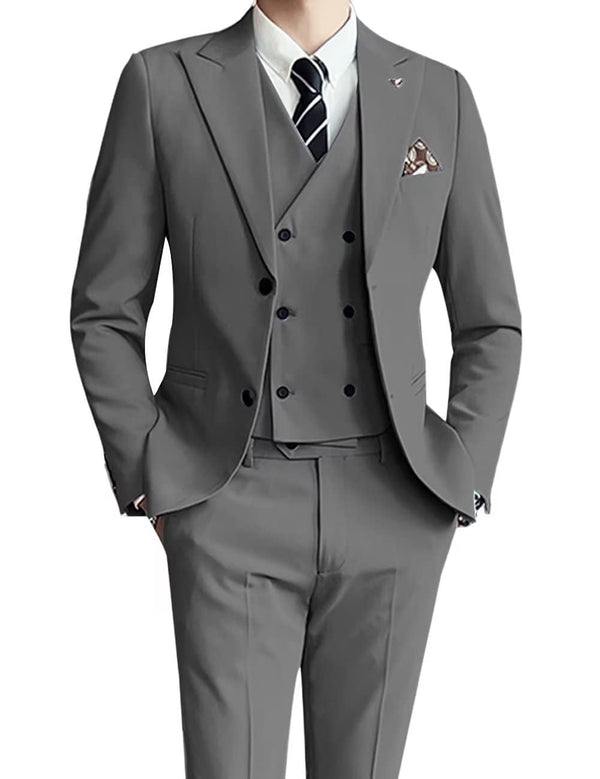 Three-piece Men's Suit Slim Fit Suit - Opulent EmpireThree-piece Men's Suit Slim Fit SuitOpulent EmpireClothing