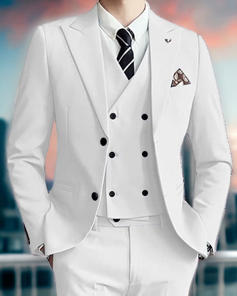 Three-piece Men's Suit Slim Fit Suit - Opulent EmpireThree-piece Men's Suit Slim Fit SuitOpulent EmpireClothing