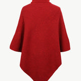 Turtleneck Buttoned Poncho - Opulent EmpireTurtleneck Buttoned PonchoOpulent EmpireClothing