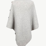 Turtleneck Buttoned Poncho - Opulent EmpireTurtleneck Buttoned PonchoOpulent EmpireClothing