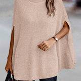 Turtleneck Dolman Sleeve Poncho - Opulent EmpireTurtleneck Dolman Sleeve PonchoOpulent EmpireClothing