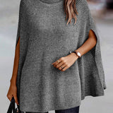 Turtleneck Dolman Sleeve Poncho - Opulent EmpireTurtleneck Dolman Sleeve PonchoOpulent EmpireClothing