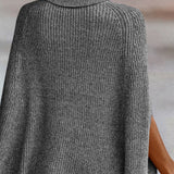 Turtleneck Dolman Sleeve Poncho - Opulent EmpireTurtleneck Dolman Sleeve PonchoOpulent EmpireClothing