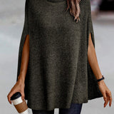 Turtleneck Dolman Sleeve Poncho - Opulent EmpireTurtleneck Dolman Sleeve PonchoOpulent EmpireClothing