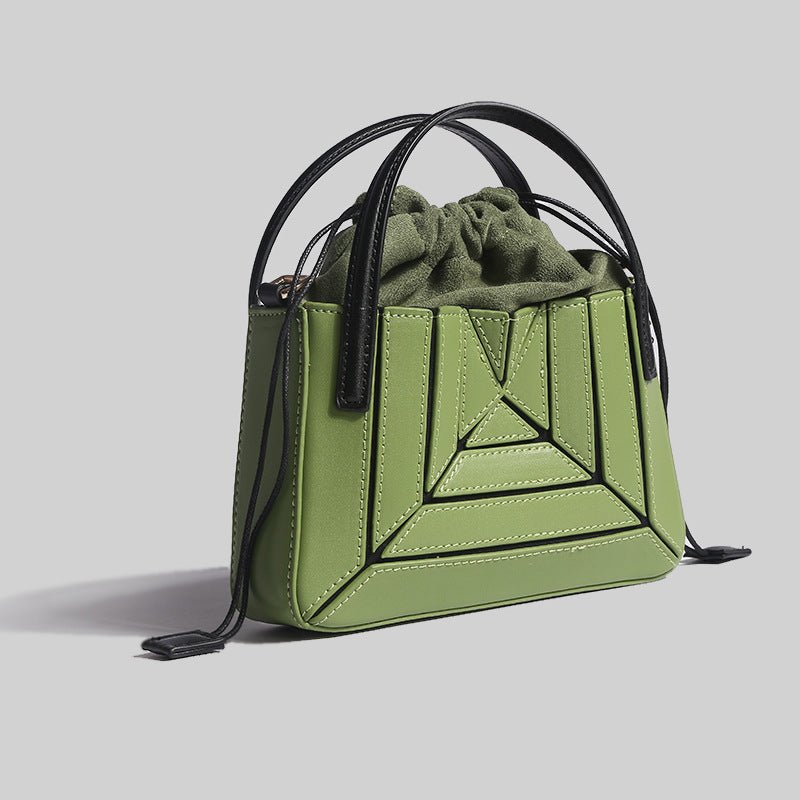 Adelaine — Pleated Contrast-Colour Mini Messenger Bag, alternate view 9