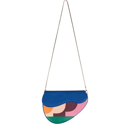 PU Leather Metal Chain Shoulder Bags For Girls Casual Women Messenger Bags In Peas Series - Opulent Empire