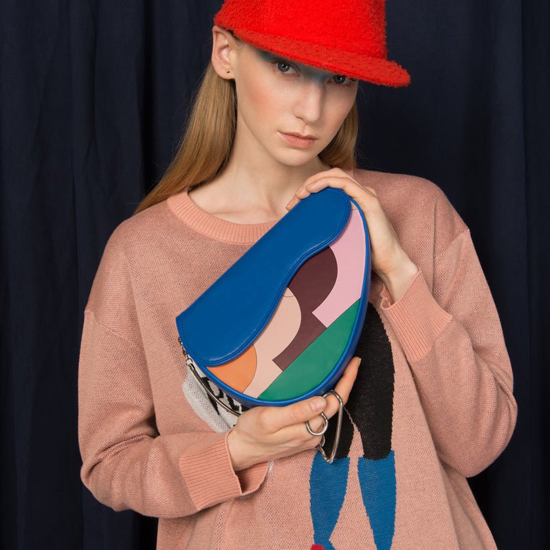 PU Leather Metal Chain Shoulder Bags For Girls Casual Women Messenger Bags In Peas Series - Opulent Empire