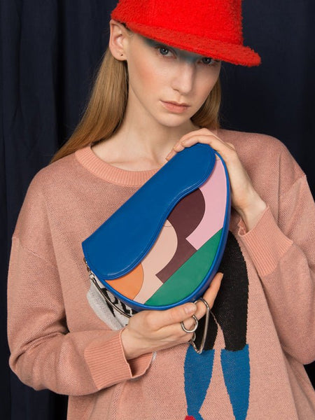 PU Leather Metal Chain Shoulder Bags For Girls Casual Women Messenger Bags In Peas Series - Opulent Empire