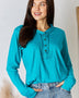 Zenana Exposed Seam Thumbhole Long Sleeve Top - Opulent EmpireZenana Exposed Seam Thumbhole Long Sleeve TopOpulent Empire