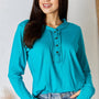 Zenana Exposed Seam Thumbhole Long Sleeve Top - Opulent EmpireZenana Exposed Seam Thumbhole Long Sleeve TopOpulent Empire