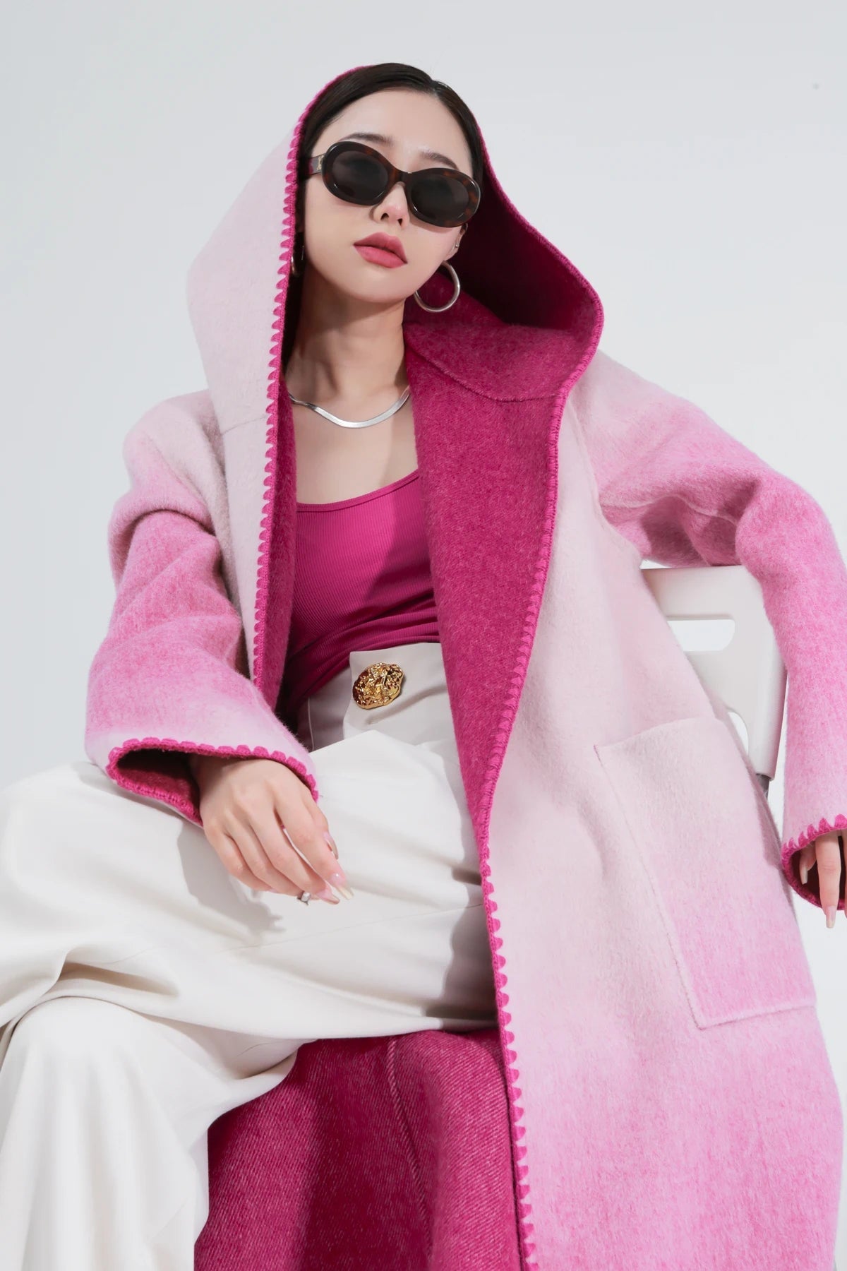 Žofia™ | Fashionable Reversible Cashmere Coat - Opulent EmpireŽofia™ | Fashionable Reversible Cashmere CoatOpulent Empire0