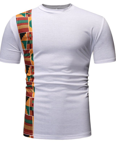 Zubi™: Men's summer African style T-shirt - Opulent EmpireZubi™: Men's summer African style T-shirtOpulent EmpireAfrican Men Attire