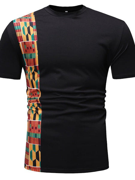 Zubi™: Men's summer African style T-shirt - Opulent EmpireZubi™: Men's summer African style T-shirtOpulent EmpireAfrican Men Attire